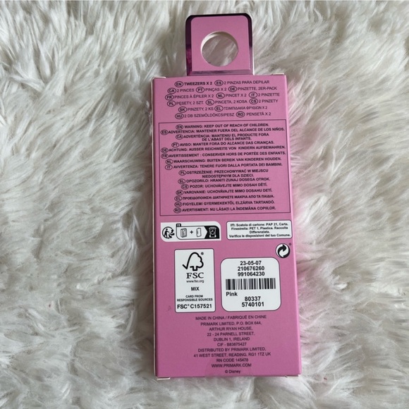 Disney Minnie Mouse Pink 2 Pack Tweezer Set New in Box - Picture 2 of 2